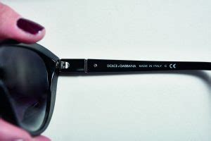 how to spot fake dolce and gabbana sunglasses
